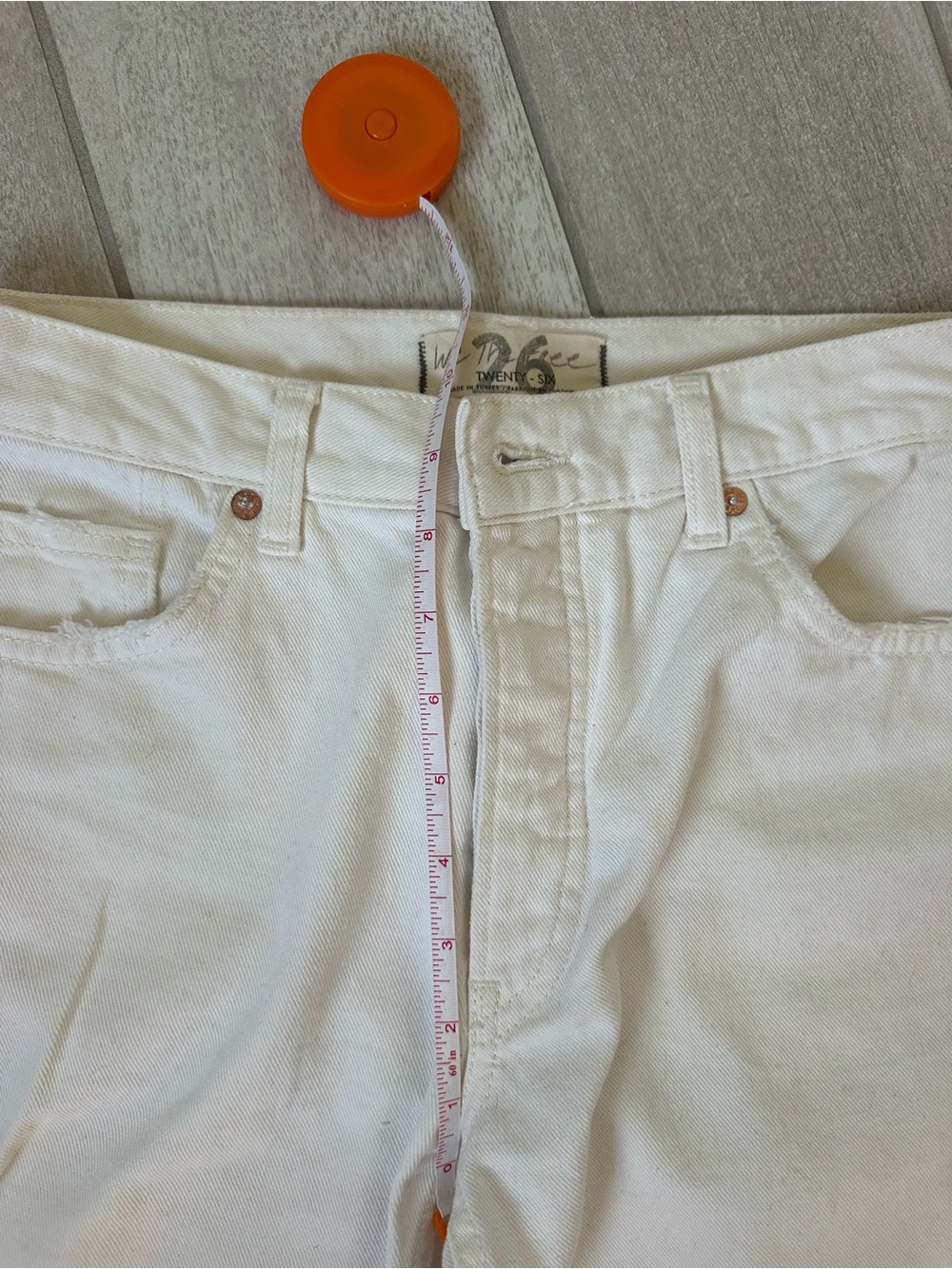 We The Free White Distressed Boyfriend Jeans - Picture 4 of 9